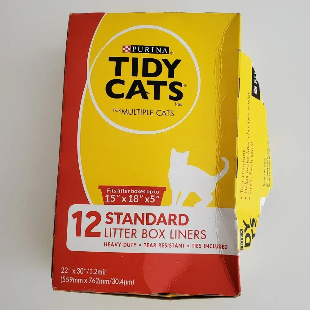 Purina Tidy Cats for Multiple Cats Litter Box Liners | Open Box | 9 Liners